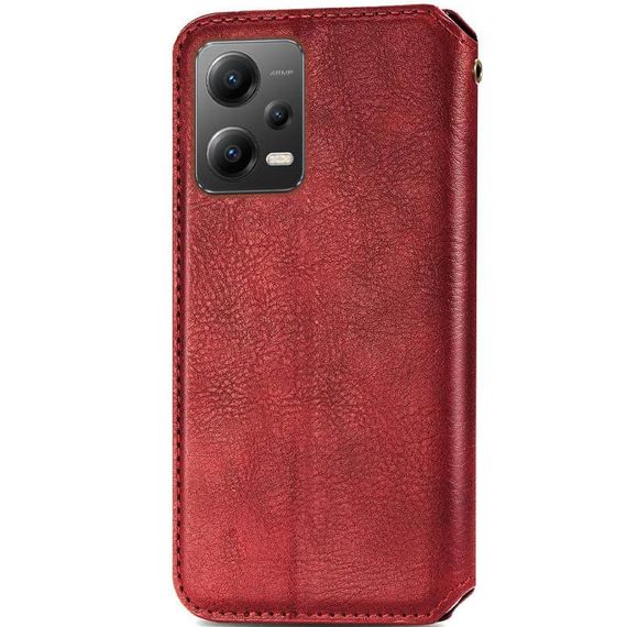 Шкіряний чохол-книжка GETMAN Cubic (PU) для Xiaomi Poco X5 5G/Redmi Note 12 5G | Зображення 1