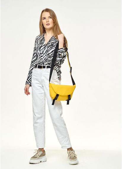 Жіноча сумка бананка Sambag Tirso Zard жовта 33 × 22 × 7 см (80551028) | Зображення 1
