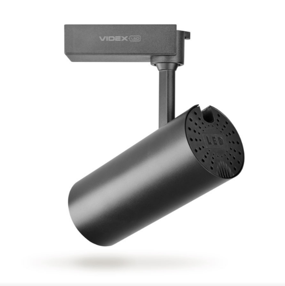LED Светильник трековый 30W 4100К 220V черный VL-TR04-304B Videx | Зображення 2