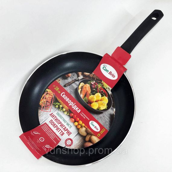 Сковороди для індукції, Сковорода алюмінієва поглиблена, Нова алюмінієва сковорода BX-96 | Зображення 7