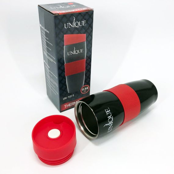 Термокухоль UNIQUE UN-1073 0.38 л Термокухоль для школярів, Якісний сімейний термос. Колір: червоний | Зображення 8