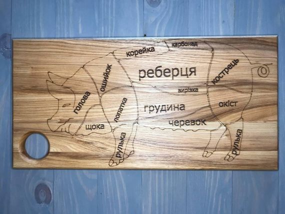 Обробна дошка з ясена 20/40см