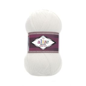 Пряжа Alize SUPERWASH COMFORT 55 алізе супервош 75% вовна 25% поліамід