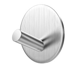 Крючок вешалка Primo KMU-1 металлический самоклеящийся - Silver