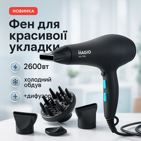 Фен для волос с холодным режимом, Фен с регулировкой температуры и потока воздуха RQ-74