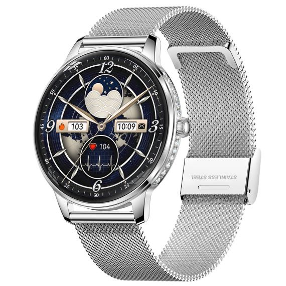 Smart Brilliant Slim Silver Rubber, 2 ремешка | Зображення 1