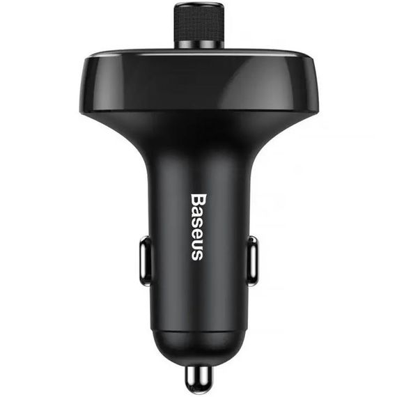 АЗУ FM модулятор Baseus S-09 Overseas Edition 3.4A (2USB-A) (CCMT000301) Black | Зображення 4