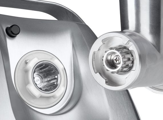 М'ясорубка електрична Bosch MFW67440, 700 Вт, з металевим шнеком і реверсом, для дому та кухні | Зображення 1