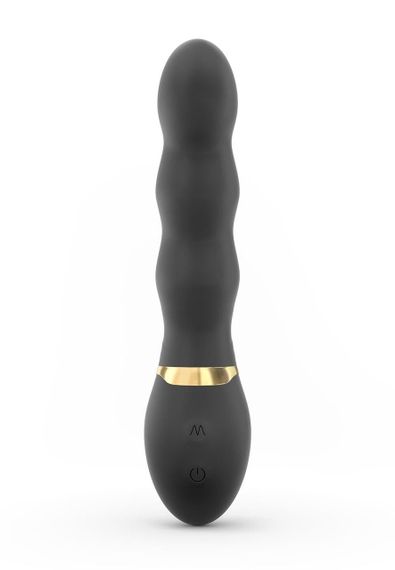 Вібратор ультрастимулювальний Dorcel Too Much Rechargeable Black, гнучкий і потужний, 3 вібромотори Sex Aura | Зображення 1