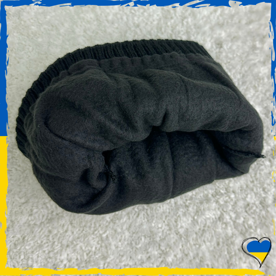 Шапка на флисе Puma пума. Шапка универсальная брендовая. Теплая однотонная | Зображення 3