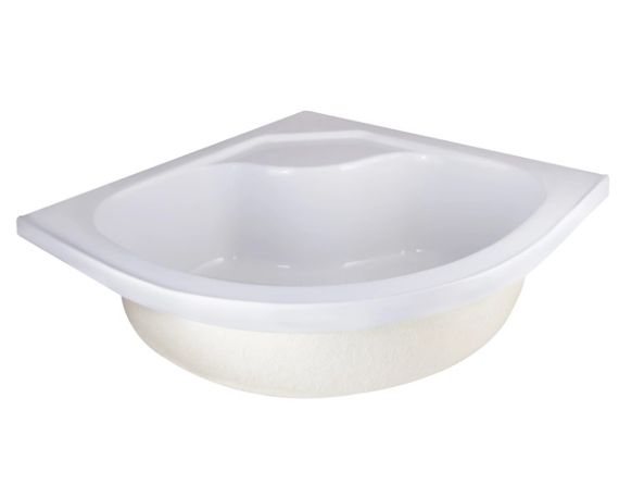 Набір Lidz Душова кабіна Latwa SC90x90.SAT.HIGH.GR напівкругла, скло тоноване 4 мм + Душовий піддон Kapielka ST90x90x41, з панеллю | Зображення 3