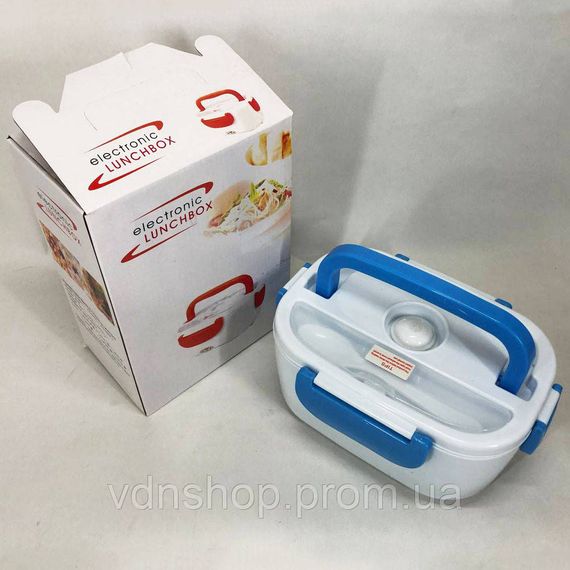 Термос для еды с ложкой Lunch Heater 220 V, Дорожный контейнер для еды, Контейнер с подогревом от сети BJ-10 | Зображення 6