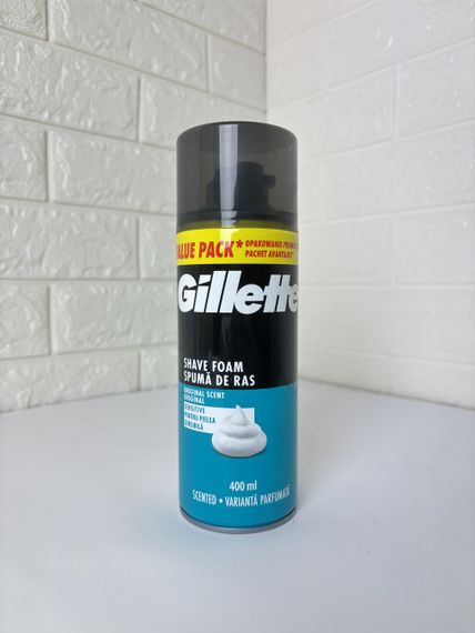 GILLETTE Піна для гоління Оріджинал для чутливої шкіри 400 мл
