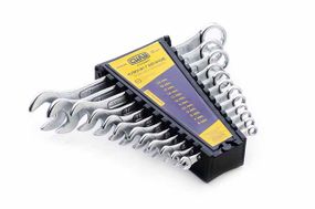 Набор ключей рожково-накидных стандарт 6-22мм (12шт) СИЛА