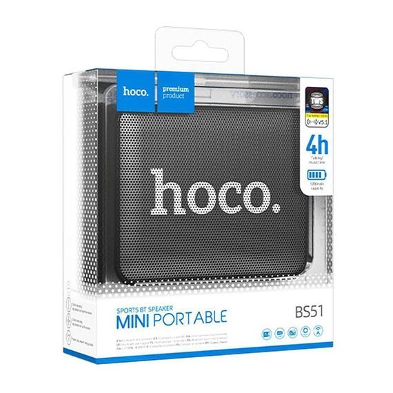 Портативна Акустика Hoco BS51 Gold brick sport navy blue | Зображення 1