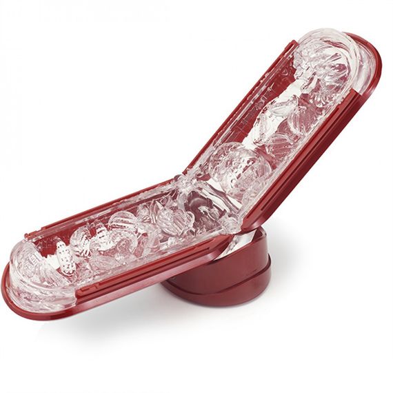 Ексклюзивний набір Мастурбатор з нагріванням FLIP 0(ZERO) RED & WARMER SET Sex Aura | Зображення 5