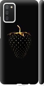 Чохол на Samsung Galaxy A02s A025F Чорна полуниця "3585m-2203-24368"