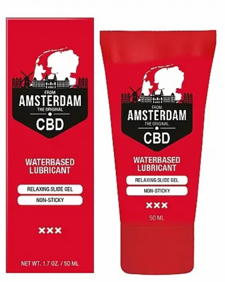 Вагінальний лубрикант Original CBD from Amsterdam — Waterbased Lubricant, 50 ml Sex Aura
