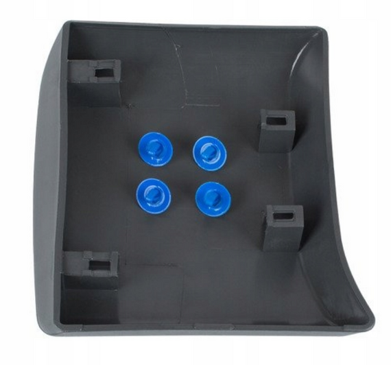 Nissan Primastar (01-13) левая боковая планка молдинг на стойку (за передней дверью) серая, Ниссан Примастар | Зображення 2