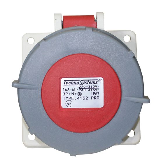 Розетка 4152 PRO прихована 3Р+PЕ+N 16А 380В IP67 Ny95503765 | Зображення 2