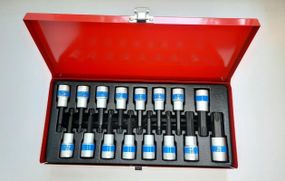 Набір біт 16пр T20-T80 з головками 1/2&quot; (KingRoy 016MSA)