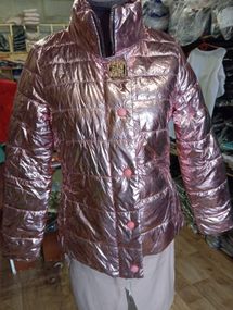 Куртка 211 глянец рожевий