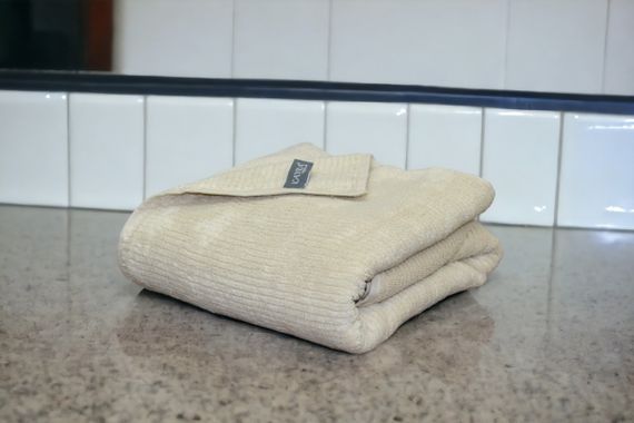 Полотенце махровое ST-1 Kayra 70x140 см. бежевый | Зображення 2