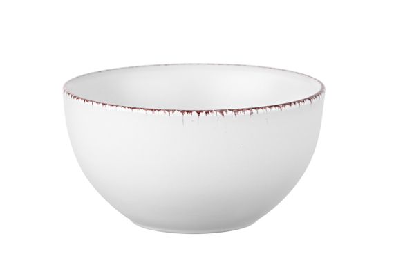 Салатник Ardesto Lucca, 14 см, Winter white, керамика (AR2914WMC)