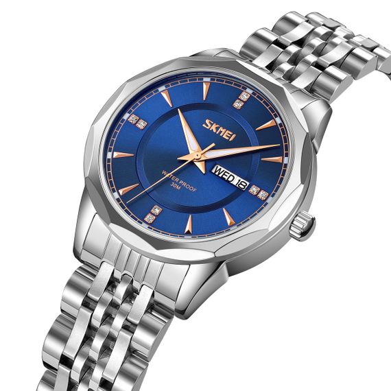 Skmei 9264SIBU Silver-Blue | Зображення 1