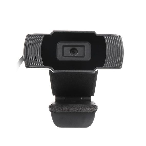 Веб камера USB 2.0 WC-HD-FF-01, HD 1280x720, Fixed-Focus, чорний колір | Зображення 1