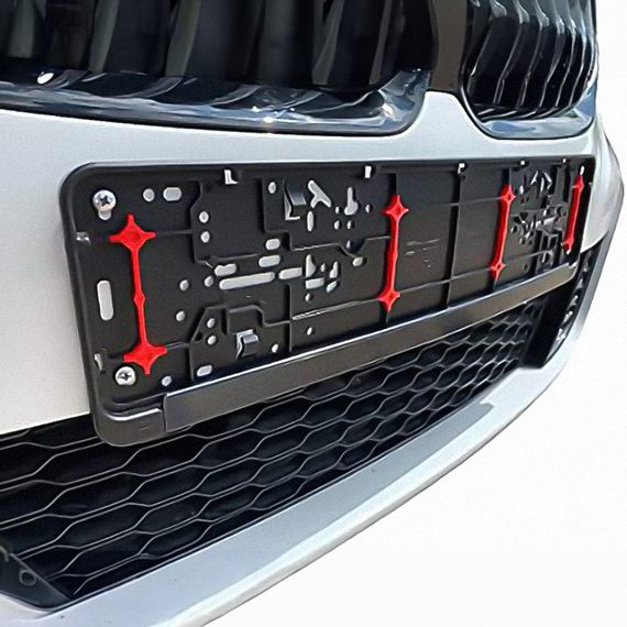 Рамка-тримач номерного знаку, Twin-Fixx, в зборі, без друку | Зображення 1