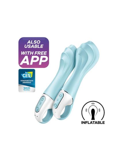 Смарт-вібратор точки G Satisfyer Air Pump Vibrator 5+, надувається Sex Aura | Зображення 1