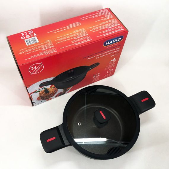 Каструля Magio MG-1171 Лита антипригарна 5л 24 см CK-60 | Зображення 5