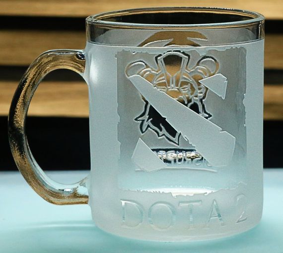 Чашка для чая 320 мл Dota 2 с гравировкой Кружка с логотипом DOTA чашка Disruptor Подарок геймера