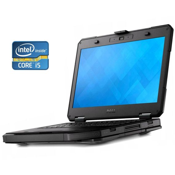 Защищенный ноутбук Б-класс Dell Latitude 14 Rugged 5404 / 14" (1366x768) IPS Touch / Intel Core i5-4310U (2 (4) ядра по 2.0 - 3.0 GHz) / 8 GB DDR3 / 256 GB SSD / Intel HD Graphics 4400 / WebCam / Win 10 Pro б/у