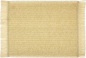 Набір 6 льняних підтарельників "Rustic Beige" 30х45см, прямокутні