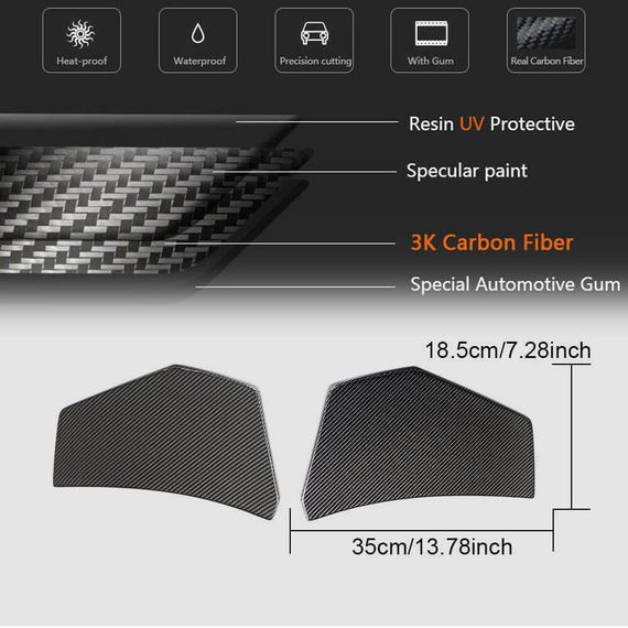 Спліттери заднього бампера V1 (2015-2020, Карбон) для Ауди R8 2015- рр | Зображення 5