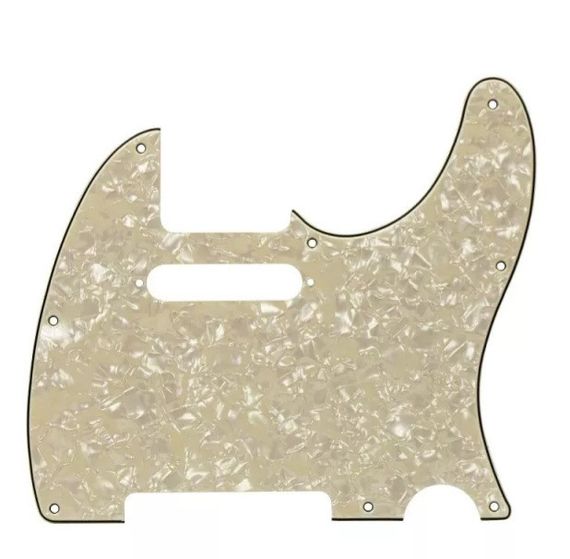 Пікгард для електрогітари Fender Telecaster TL China золотистий ПЕРЛАМОТОВИЙ світлий