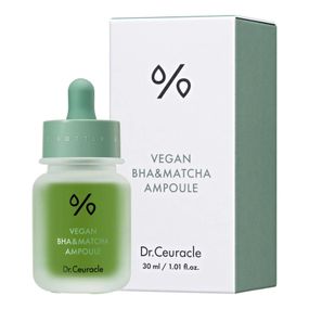 Веганська ампульна сироватка з саліциловою кислотою та чаєм матча Dr. Ceuracle Vegan BHA and Matcha Ampoule (30 ml)