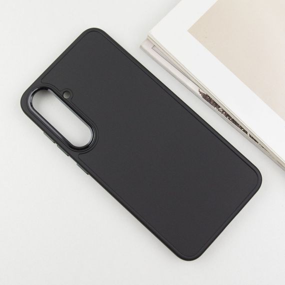 TPU чехол Bonbon Metal Style для Samsung Galaxy S24+ / S25+ Черный / Black | Зображення 2
