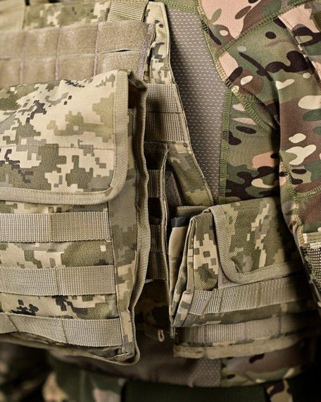 Плитоноска 4 швидких скидання Cordura піксель ВТ7930 | Зображення 9