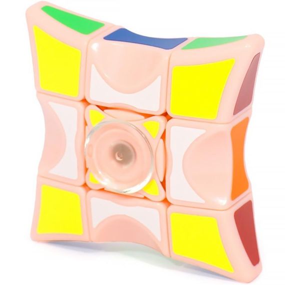 Дитяча інтерактивна головоломка Rubik's Cube Fingertips Spinner Coral
