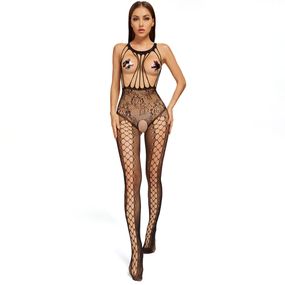 БодіСтокінг (Боді комбінезон Сітка) Babydoll 44 Чорний 062