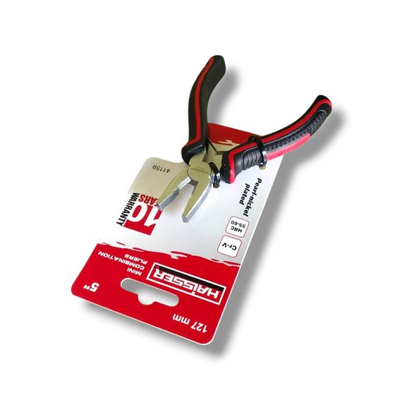 Плоскогубці, серія міні HAISSER 127 мм, Cr-V, Pearl-Nickel (41159) | Зображення 1