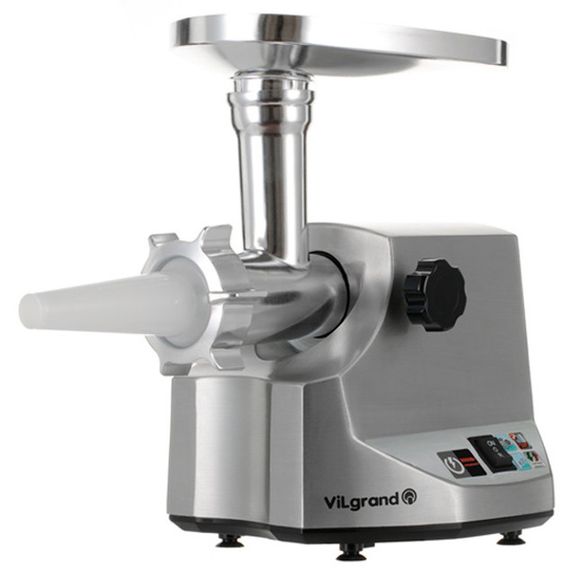Мясорубка скарлет с насадками ViLgrand V304-SMG 3000 Вт, Электромясорубка помощница, MN-680 Мясорубка крупная | Зображення 3