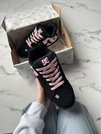 Кросівки DC Court Graffik Black Pink , В'єтнам , Снікерcи DC Court Graffik Black Pink 39 25 см | Зображення 1