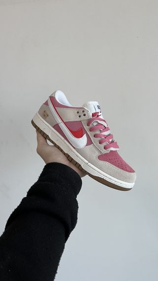 Кросівки зимові Dunk SE 85 Double Swoosh Pink Rabbi  Хутро , В'єтнам зима 0277 39 25 см | Зображення 3
