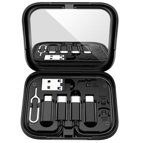 Дата кабель Hoco U114 Treasure box 60W (0.28m) Black