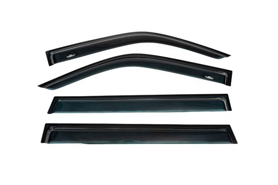 Ветровики (4 шт, HIC) для Mitsubishi Pajero Sport 1996-2007 гг