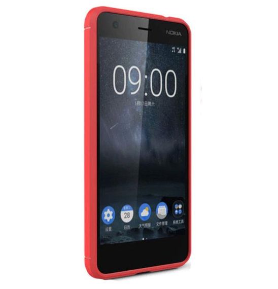 Чохол PRIMO Carbon Fiber Series для Nokia 2 Dual Sim - Red | Зображення 1